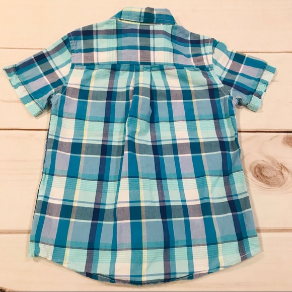 8/$25 TCP The Children’s Place Short Sleeve Plaid Sh… - Picture 10 of 11